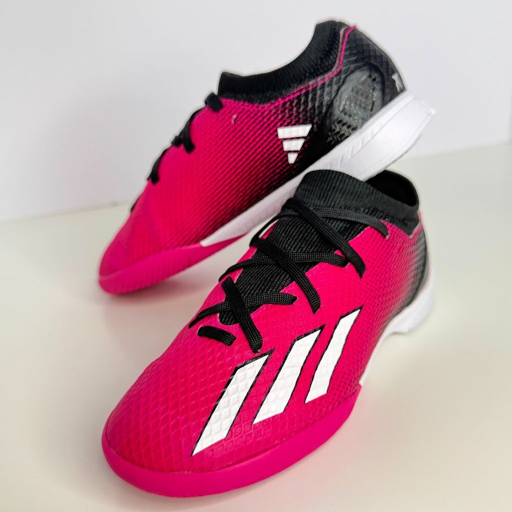 Adidas X Speedportal.3 Firm Ground Cleats Little Kid/ Youth 13K Hot pink & Black